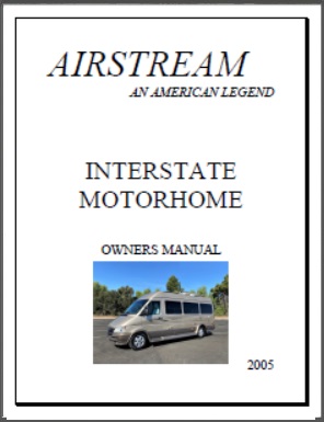2005 Airstream Interstate Motorhome Owners Manual